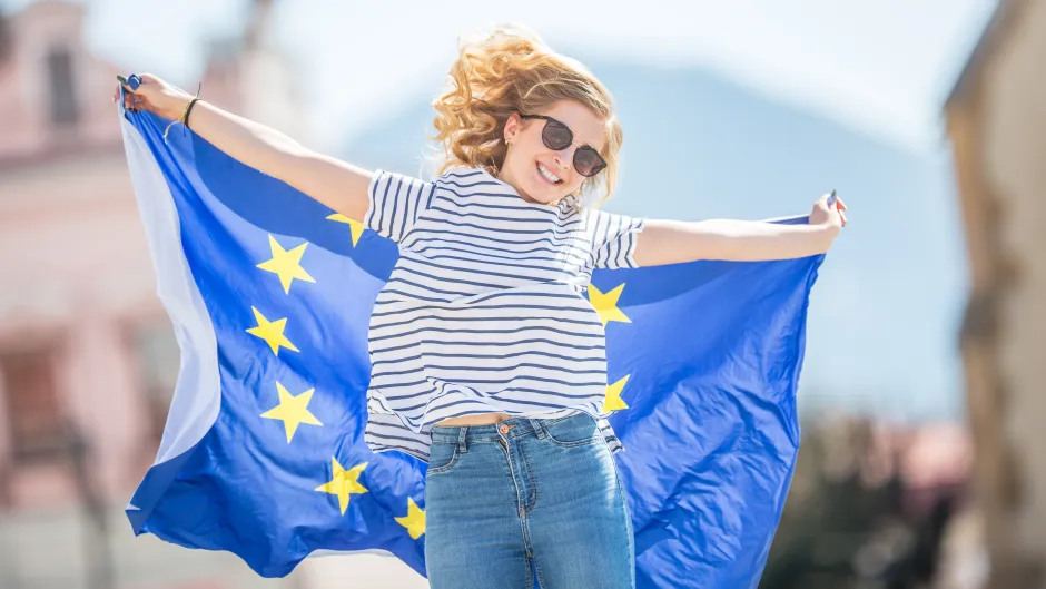 Junge Europäer Europa
